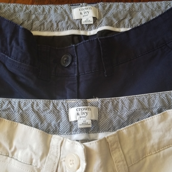 crown & ivy crop pants set - Picture 4 of 4